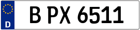 Truck License Plate